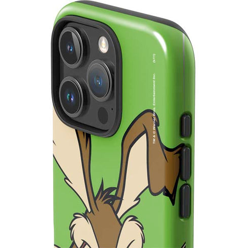 Looney Tunes Wile E Coyote Zoomed In iPhone 16 Pro Impact Case